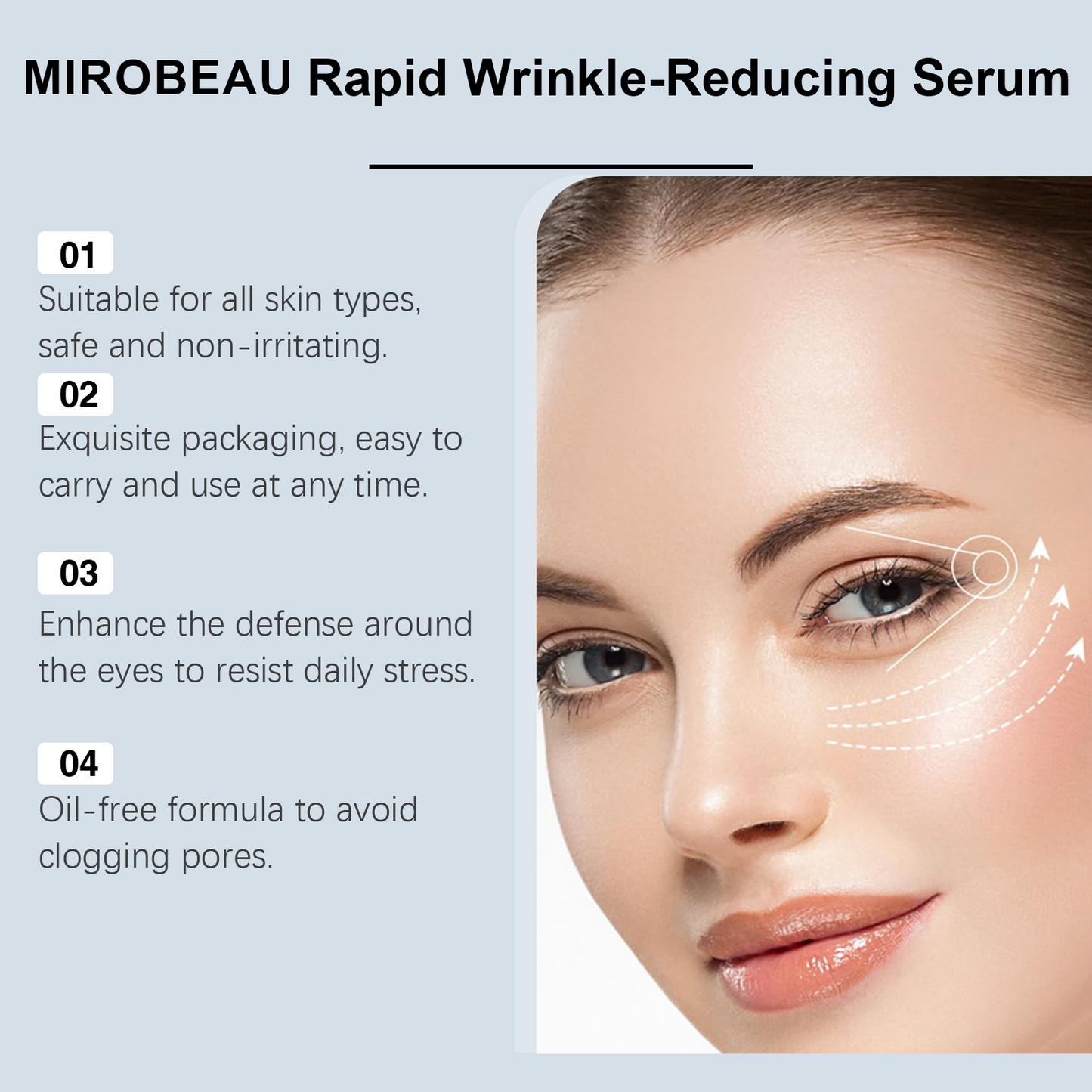 Mirobeau™ Instant Face Temporary Tightener – Instant visible results in 30 seconds